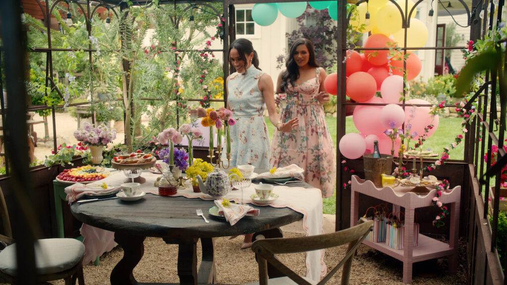 Meghan Markle and Mindy Kaling on 'With Love Meghan' (Netflix Tudum)