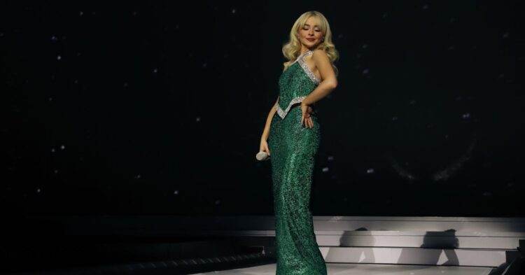 Sabrina Carpenter on stage
