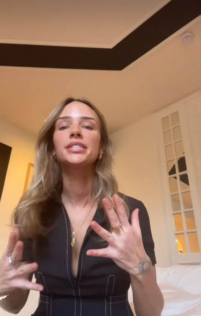 Screengrab from Abbey Humphreys video (TikTok | abbey.freeze)