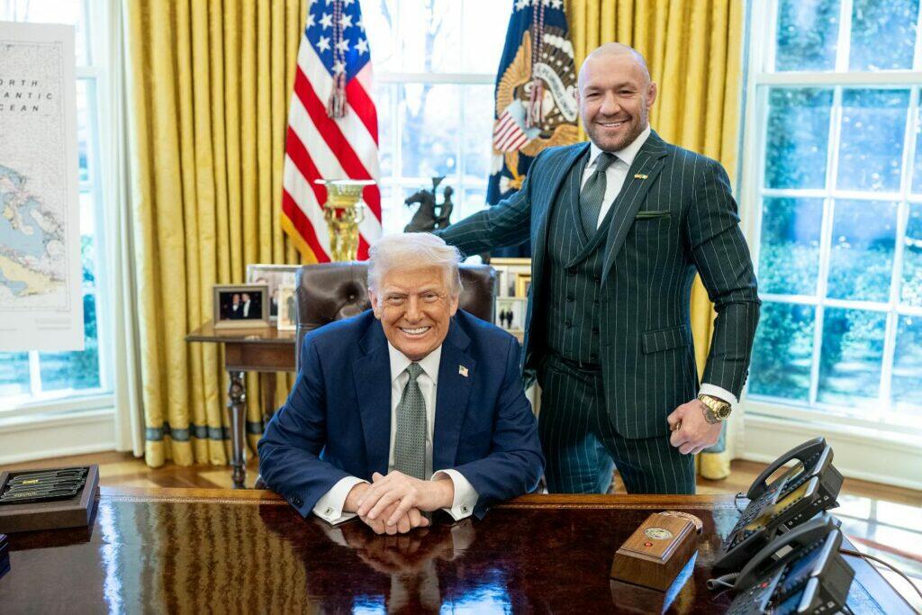 MMA Fighter Conor McGregor, Donald Turmp, White House