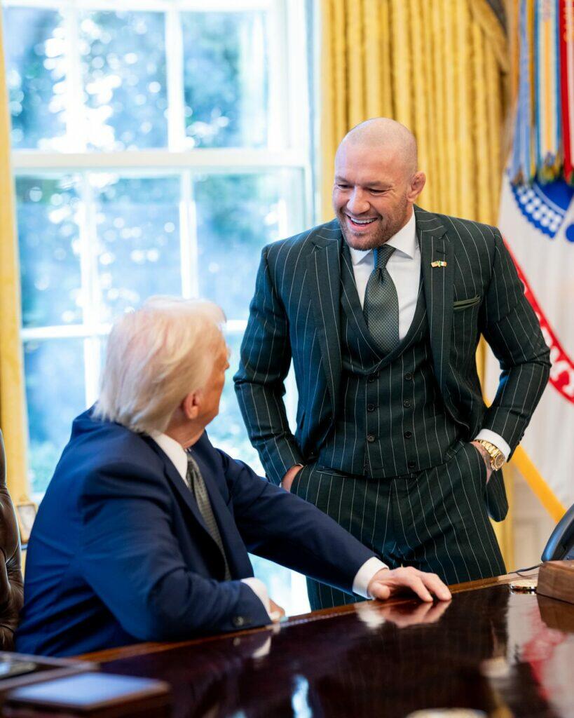 MMA Fighter Conor McGregor, Donald Turmp, White House