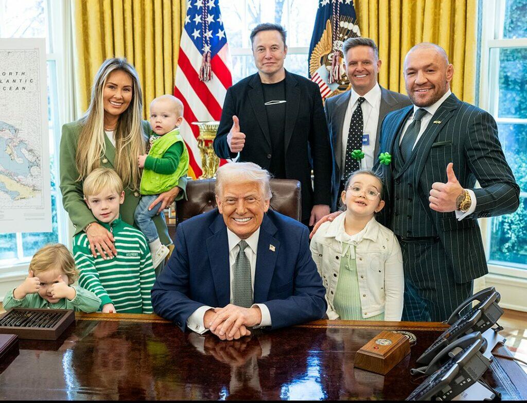 MMA Fighter Conor McGregor, Donald Turmp, White House