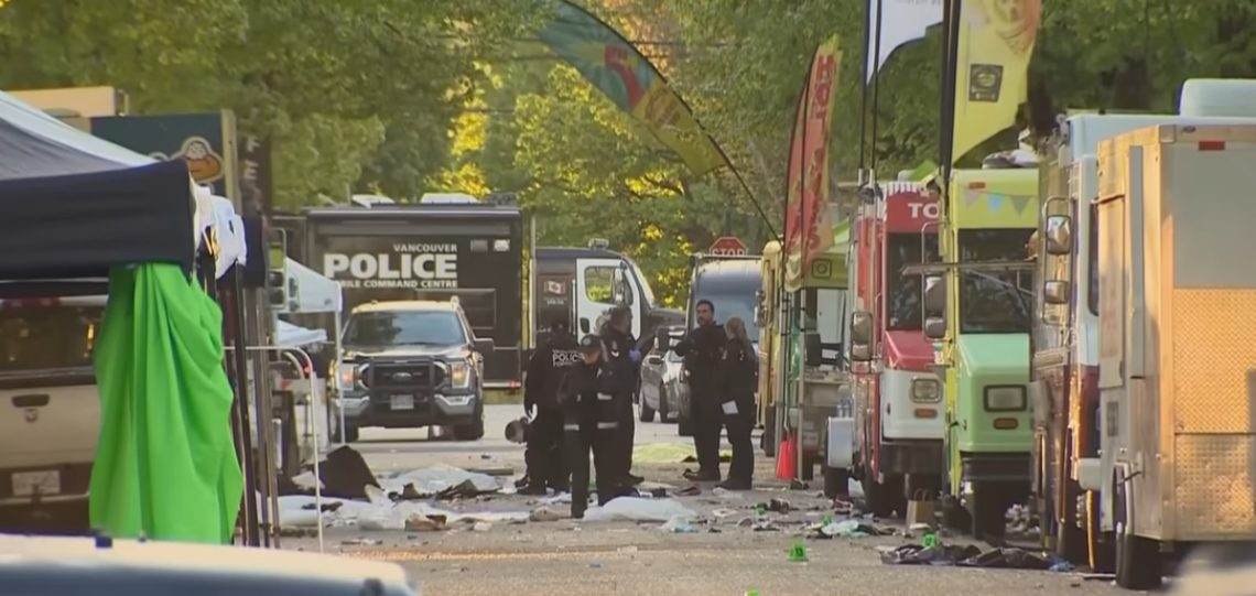 Aftermath of Vancouver car attack