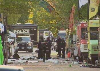 Aftermath of Vancouver car attack