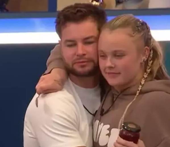 JoJo Siwa and Chris Hughes