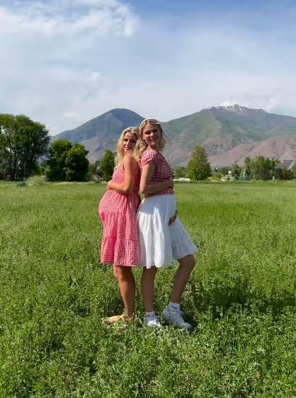 Annicka Gustin and Micka Perry mother and daughter