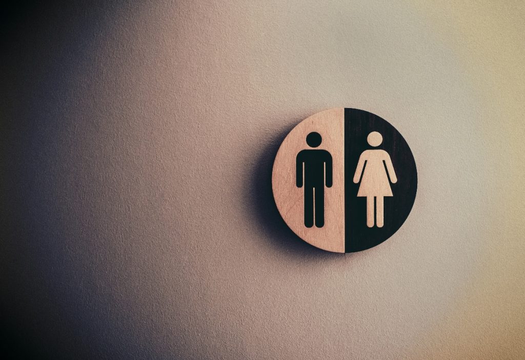 Bathroom sign