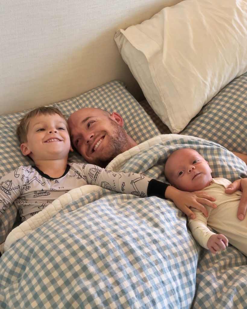 Emilie Kiser's husband and their two kids