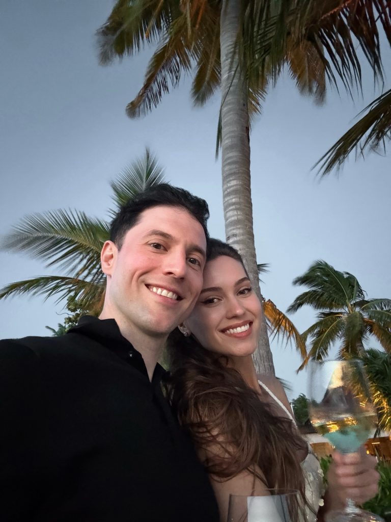 Kseniya Alexandrova and her husband Ilya