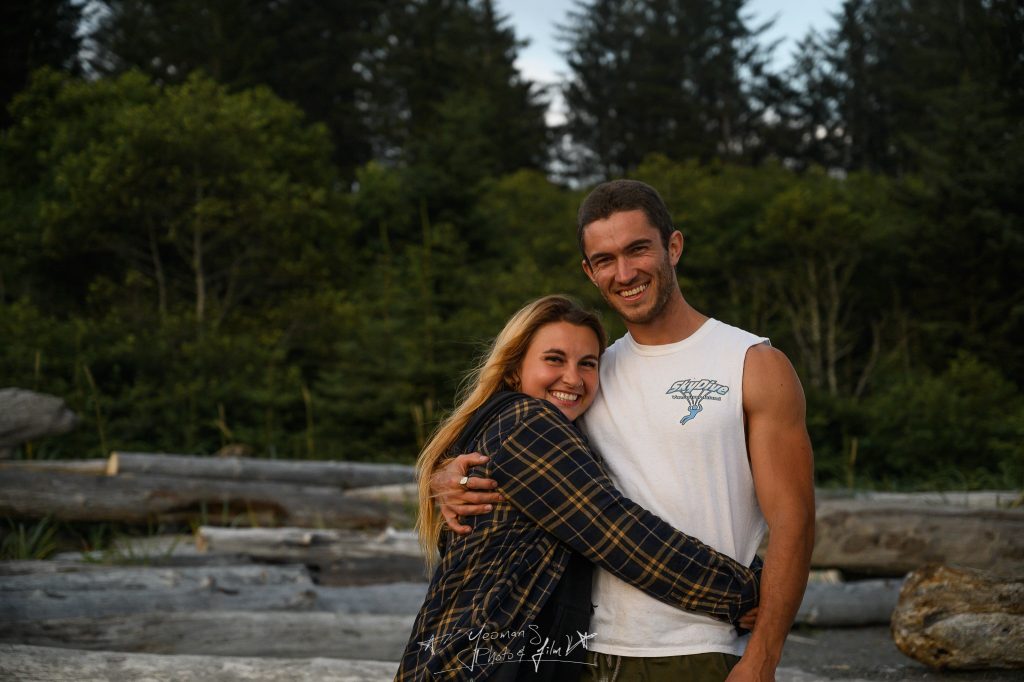 Mathew Yeomans and Stacey Tourout