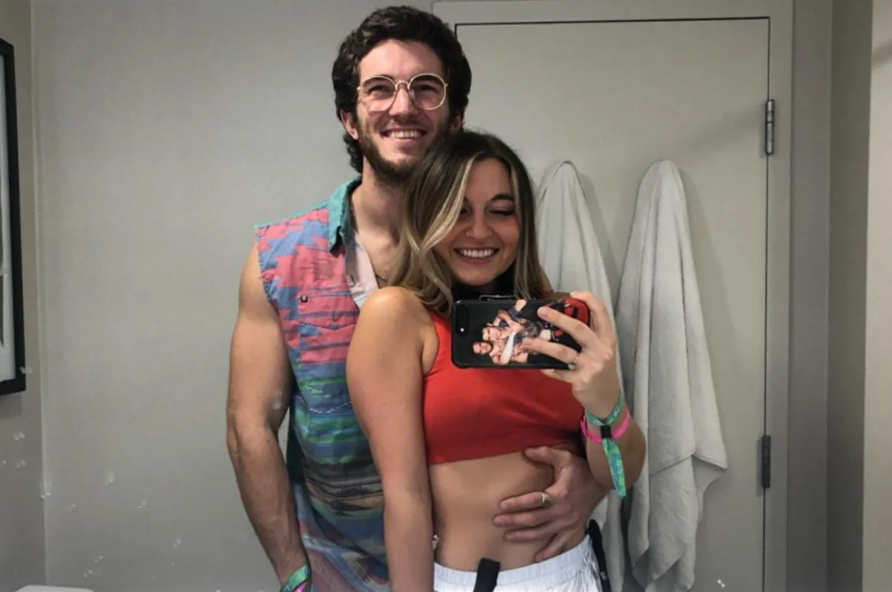 Mathew Yeomans and Stacey Tourout