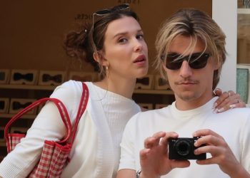 Millie Bobby Brown and Jake Bongiovi