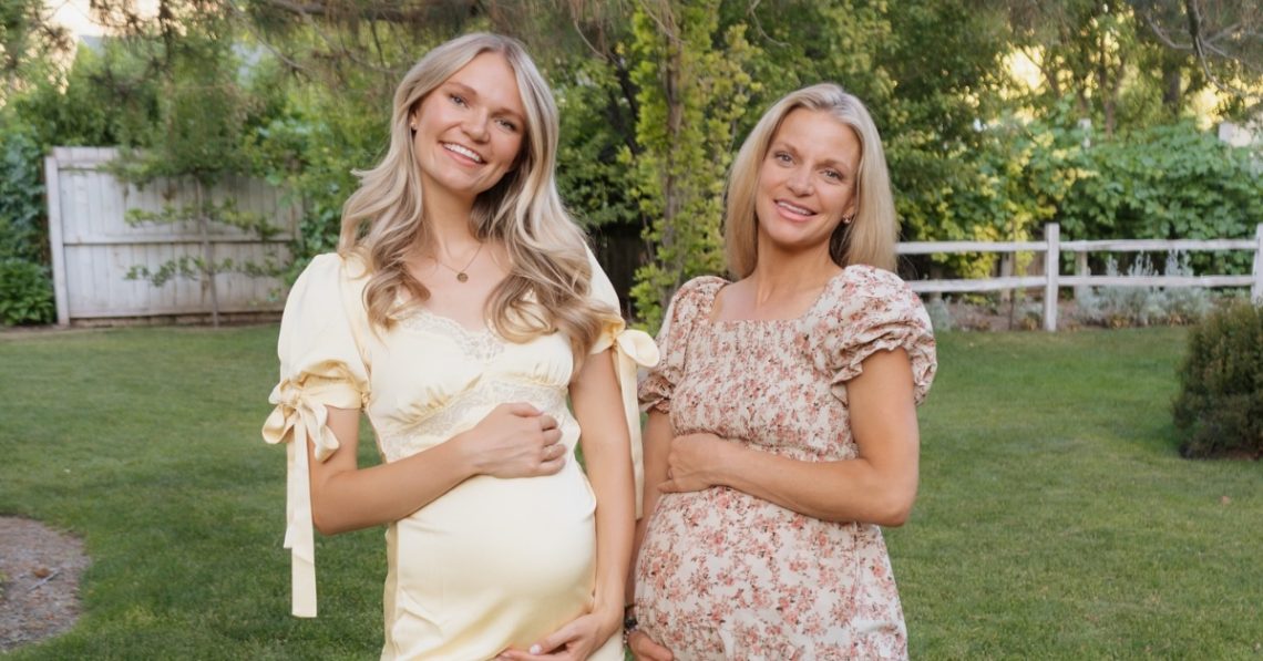 Annicka Gustin and Micka Perry mother and daughter