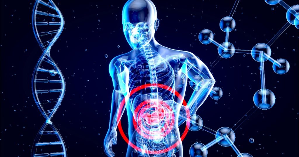 Stomach pain graphic