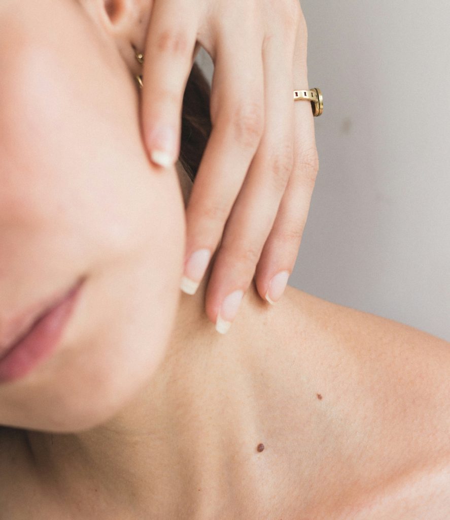 Woman clear skin