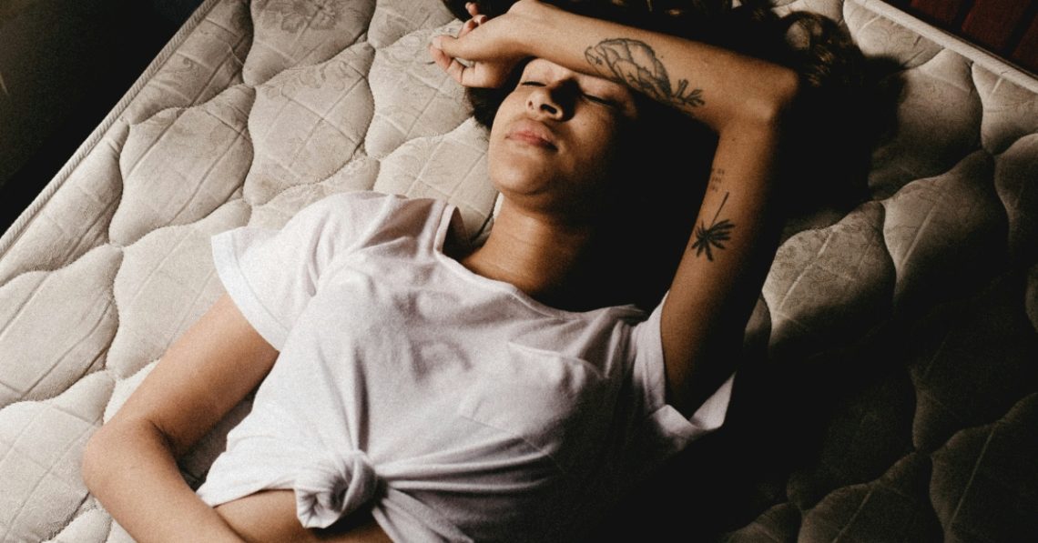 woman laying down