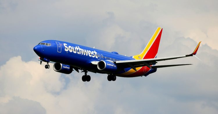 Southwest airlines plane