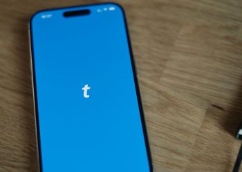 Ticketmaster logo on phone