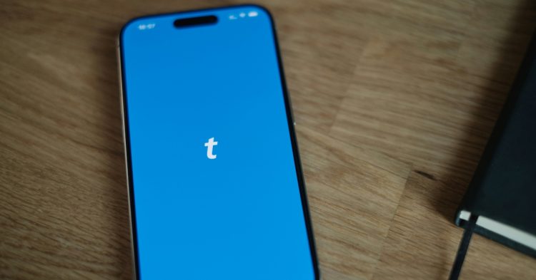 Ticketmaster logo on phone