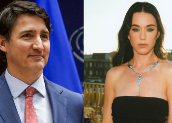 Justin Trudeau and Katy Perry