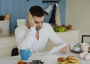 Man upset