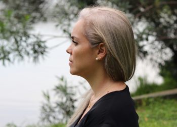 Upset woman