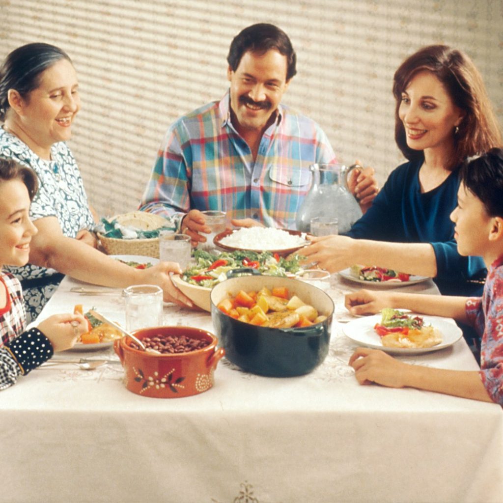 group of person eating indoors