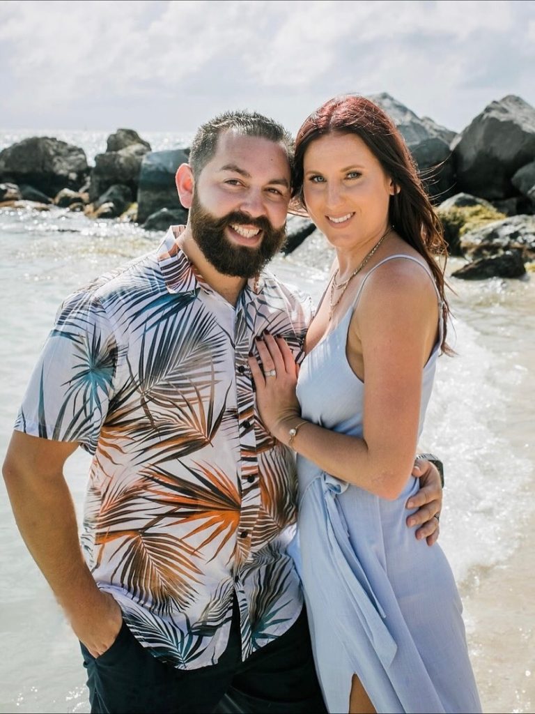 Michael Duarte with wife Jessica