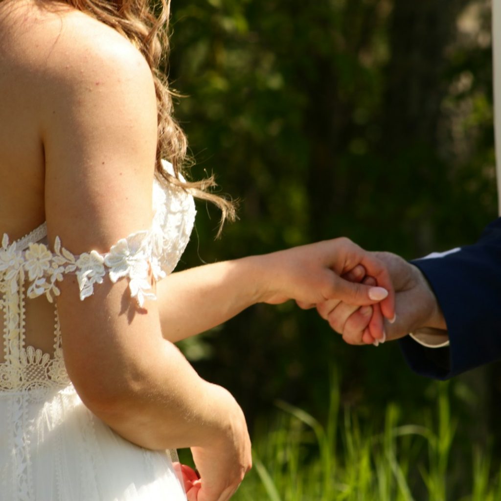 a person in a white dress
